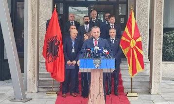 Изјави на министрите за внатрешни работи Тошковски и Кочиу (во живо)