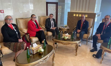 Takimi i Delegacionit të Kuvendit në AP të Mesdheut me kryetarin e organizatës, Xhulio Çentemero