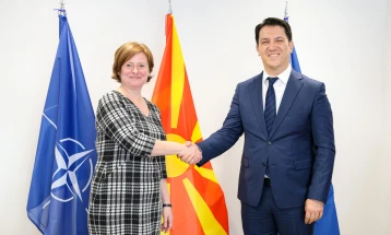 Вицепремиерот Сали на средба со германската амбасадорка Дрекслер