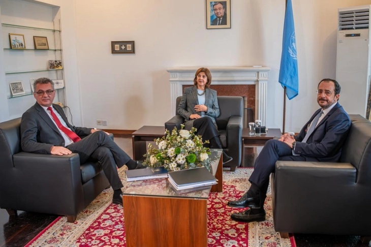 Олгин: Христодулидис и Ерхурман ќе продолжат со напорите за постигнување договори за мерките за градење доверба