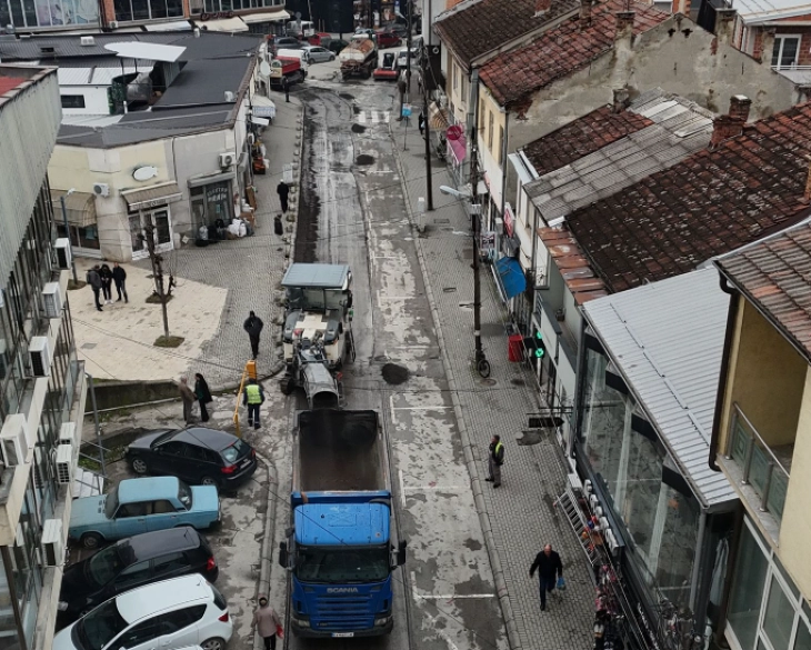 Општина Гостивар започна со реконструкција на улицата „Борче Јовановски“