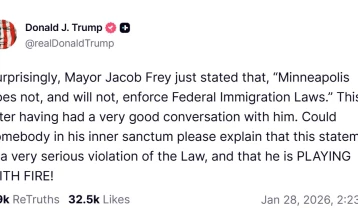 Фреј: Локалната полиција на Минеаполис нема да соработува во акциите против имигрантите