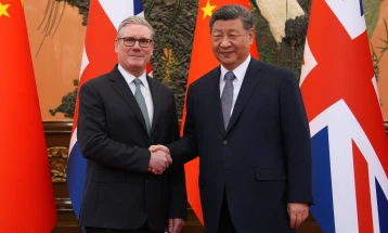 Шји и Стармер се залагаат за продлабочување на соработката помеѓу Пекинг и Лондон