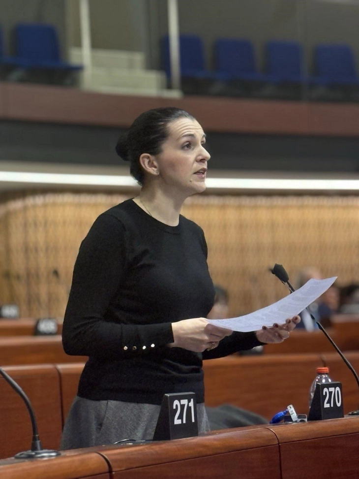 Пратеничката Костадиновска-Стојчевска учествува на сесијата на ПССЕ