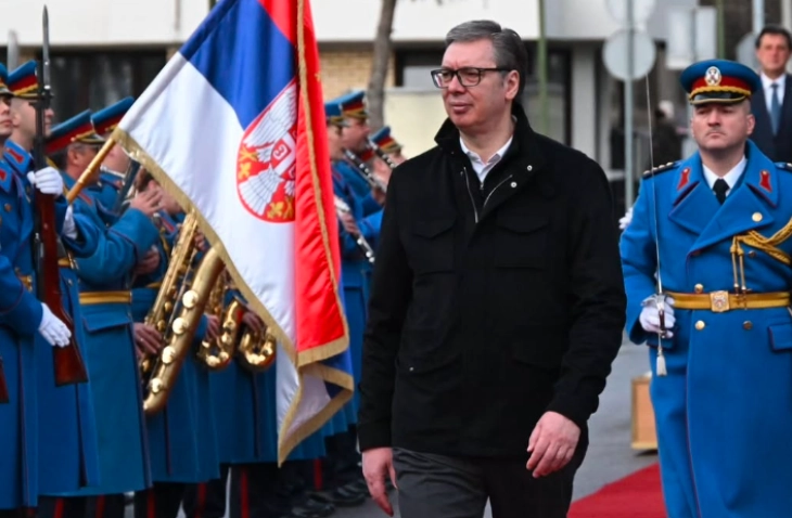 Вучиќ: Нема да се менува Уставот за мое повторно кандидирање за претседател, загрижен сум поради формирањето воени сојузи во околина на Србија