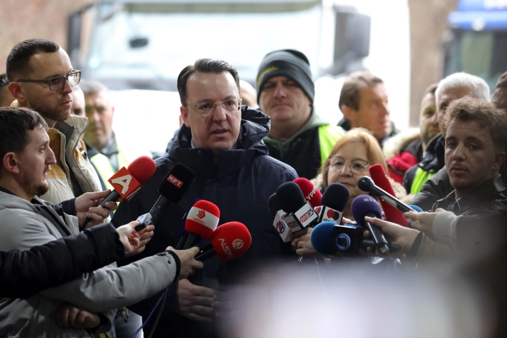 Nikoloski: Brussels to adopt new strategy resolving issue of protesting transporters