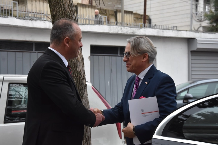 Амбасадорот на Полска, Мариуш Бримора, во посета на Кочани - во фокус  развојните потенцијали на општината и можностите за соработка