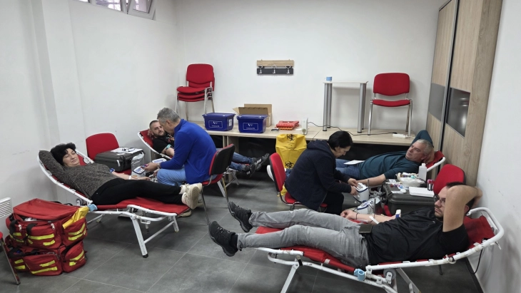 Прва крводарителска акција во Црвен крст Кочани годинава, собрани 47 крвни единици