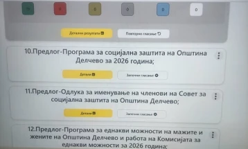 Советот на Општина Делчево ја пушти во функција дигиталната платформа opstinskisovet.mk