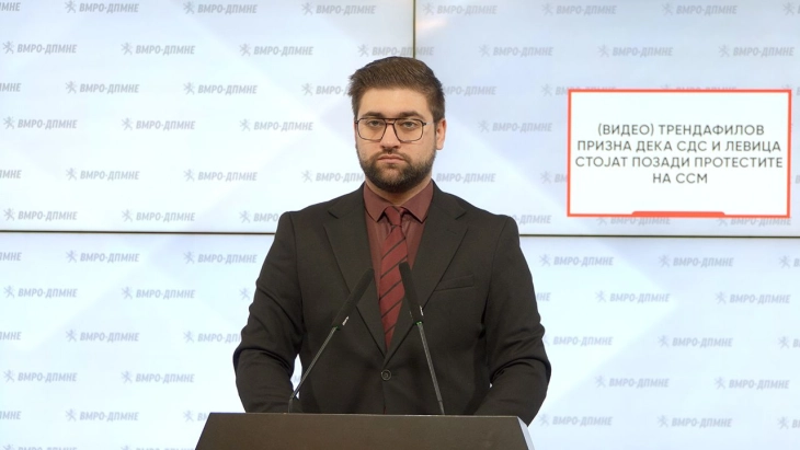 Манасиевски: Трендафилов призна дека СДС и Левица стојат зад  протестите на ССМ