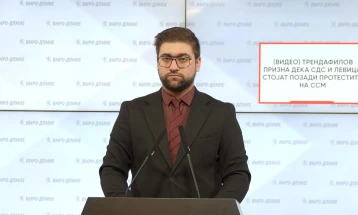 Манасиевски: Трендафилов призна дека СДС и Левица стојат зад  протестите на ССМ