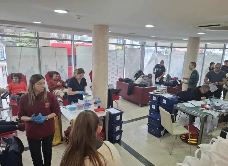 Во зимската крводарителска акција во Велес собрани рекордни 104 крвни единици