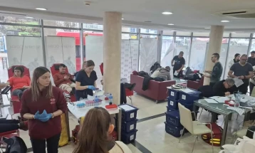 Во зимската крводарителска акција во Велес собрани рекордни 104 крвни единици