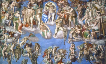 Restorers freshen up giant Michelangelo fresco in Sistine Chapel