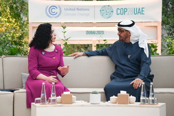 Presidentja e Kosovës, Osmani për vizitë zyrtare në Emiratet e Bashkuara Arabe