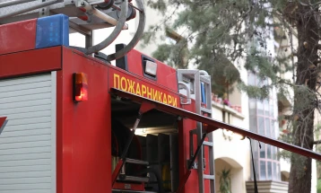 Пожарникарите од ТППЕ Велес изгаснаа два пожари на запалени пластични контејнери