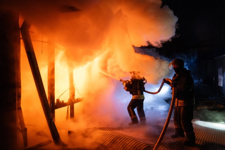 Две жени повредени во уште еден масовен ноќен напад со дронови врз Одеса