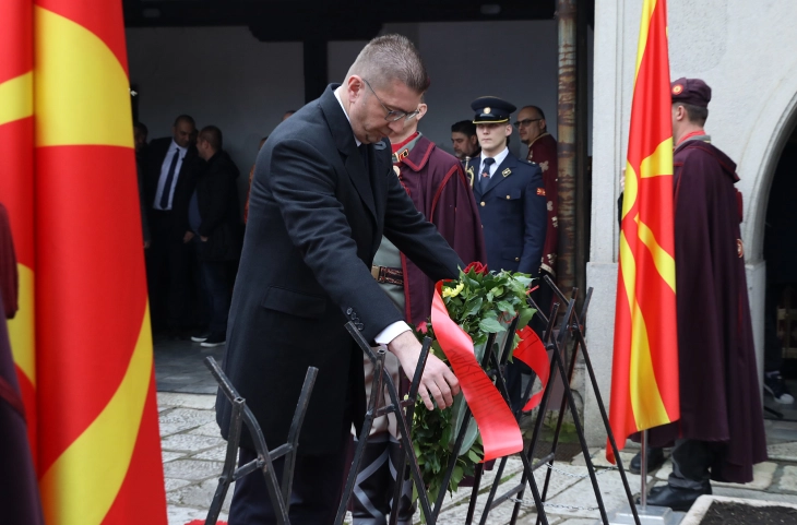 Mickoski: Celebrating Goce Delchev should serve as an example of how Macedonia should be built