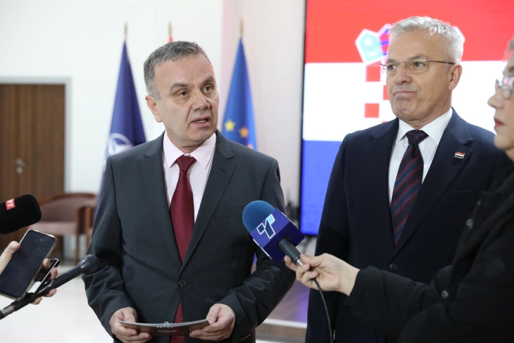 Состанок на Меѓувладината мешовита комисија за заштита на националните малцинства меѓу Северна Македонија и Хрватска