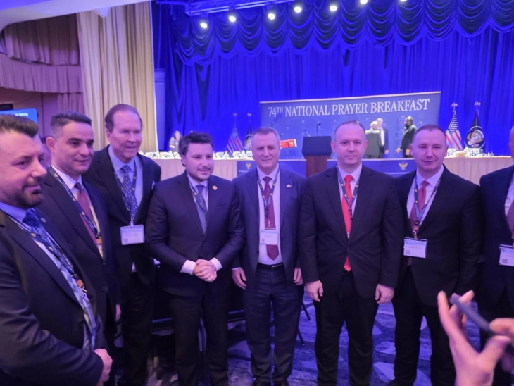 Gashi attends National Prayer Breakfast in Washington 