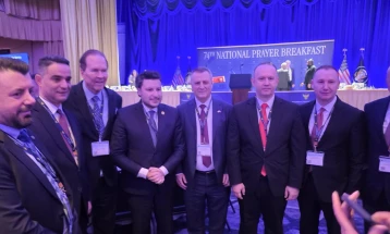 Gashi attends National Prayer Breakfast in Washington 