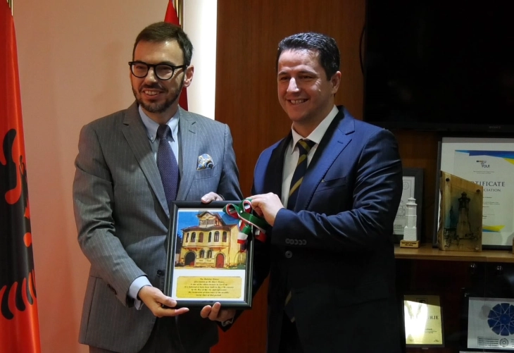 Амбасадорот на Италија, Паоло Палминтери, во посета на Гостивар