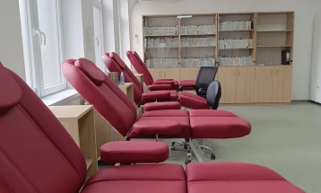 Janë lëshuar në përdorim hapësira të reja të Institutit për mjekësi transfuzioni në Tetovë