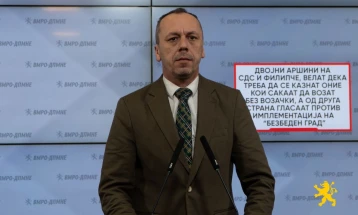 Петрушевски: Двојни аршини на СДС и Филипче, велат дека треба да се казнат оние кои сакаат да возат без возачки, а од друга страна гласаат против имплементација на „Безбеден град”