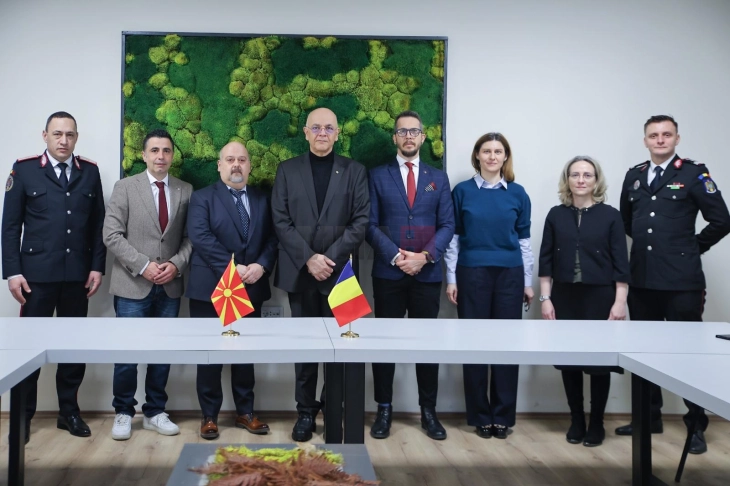 Takim i zëvendësministrit Andovski me një delegacion nga Rumania në Ministrinë e Shëndetësisë