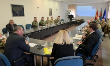 ДЗС: Работна средба на Ангелов со претставниците на Асоцијацијата на воените аташеа