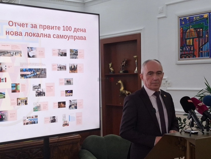 Битолскиот градоначалник Коњановски даде отчет за сработеното во првите 100 дена од новиот мандат