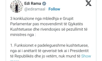 Рама не се откажува од Балуку, по средбата со парламентарната група најави измени во законодавството