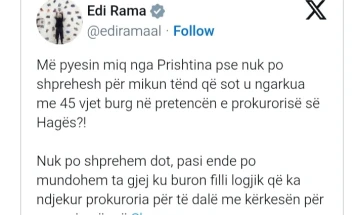Рама: Не можам да ја разберам логиката на која се потпирало СО во Хаг, за да излезе со вакво „неразумно и неприфатливо барање“