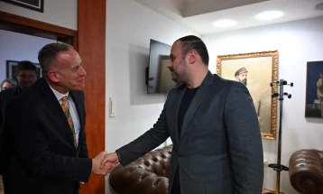 Средба Ѓорѓиевски - Андерсон: Унапредување на соработката помеѓу Град Скопје и ОБСЕ, со акцент на Локалните совети за превенција