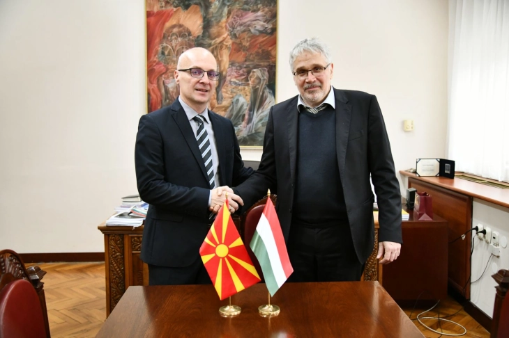 Потпретседателот на Собранието, Милошоски на средба со унгарскиот амбасадор