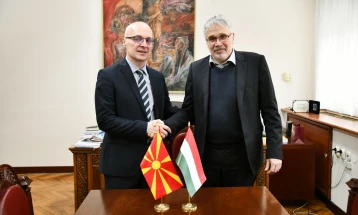 Nënkryetari i Kuvendit, Milloshoski në takim me ambasadorin hungarez