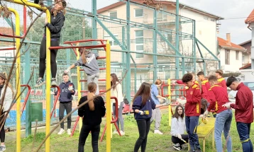 Промоција на текбол во Ѓорче Петров - нов јавен простор за младите