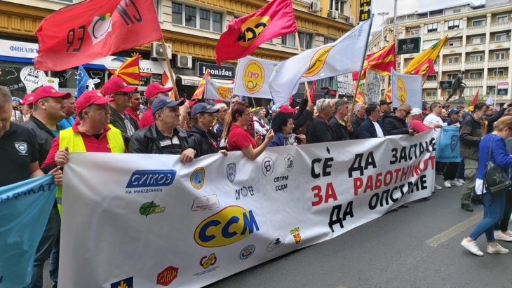 ССМ напладне ќе ги блокира работодавачите, бара зголемување на платите