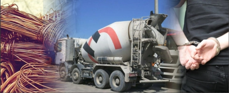 МВР: Лишен од слобода скопјанец поради кражба на бакарни кабли во вредност од 200 000 евра