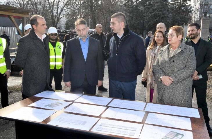 Почна да се гради училишна спортска сала во ООУ „Димо Хаџи Димов“ во Влае