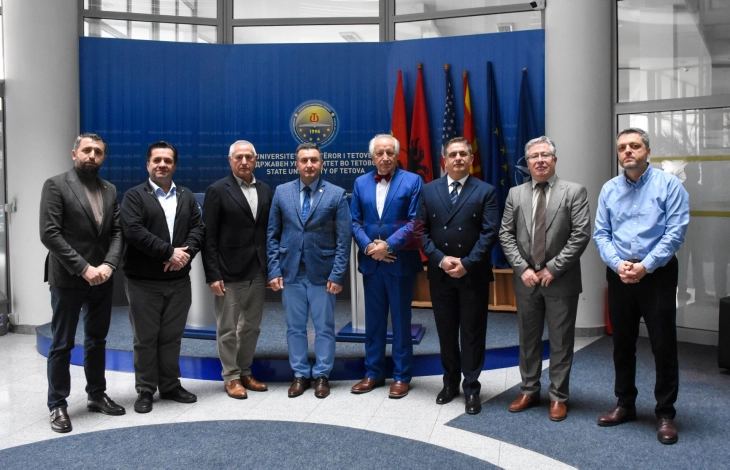 Rektori i UT-së Prof. Dr. Jusuf Zejneli priti në takim Kryetarin e Kolegjit Pan- Shqiptar të Kirurgëve z. Rifat Latifi