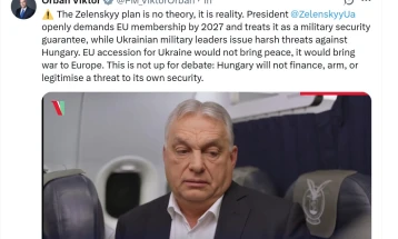 Orban për aderiumin e shpejtë të Ukrainës në BE: 