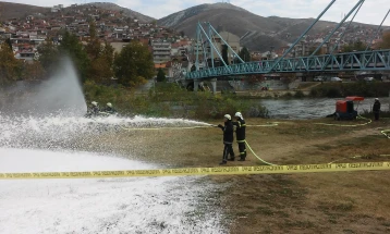 Велешките пожарникари лани имале помалку интервенции од претходната година, а изгорело и помалку шума 