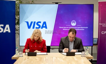 Andonovski: Bashkëpunimi me Visa-n, për administratë publike më të shpejtë, më të thjeshtë dhe më të orientuar për përdoruesit në një mjedis dixhital