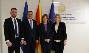 Bozhinovska holds meetings to deepen cooperation in energy, mining sectors