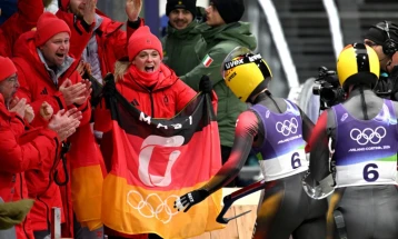 ЗОИ2026: Германската мешана штафета во санкање го освои златото