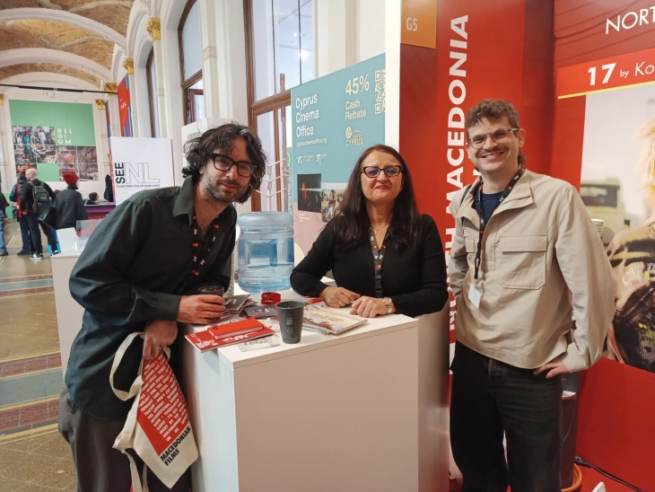 Агенцијата за филм со штанд и светска премиера на македонски филм на Европскиот филмски маркет и на Берлиналето