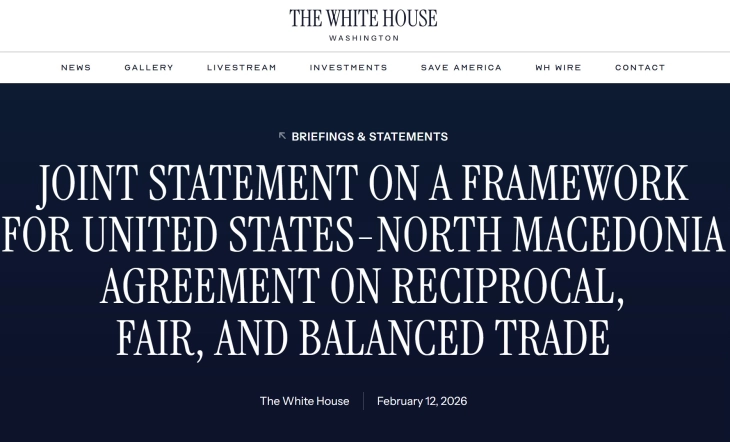 Mickoski: Deepening strategic partnership with U.S., strong support and new economic opportunities for Macedonia