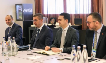 Мицкоски на средба со раководството на 4IG, пакет од 100 милиони евра инвестиции во телефонијата, вештачката интелигенција и енергетиката