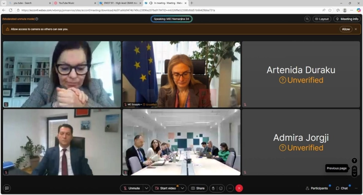 Ministri Sali në takim ministror për zbatimin e Mekanizmit për Rregullimin e Karbonit në Kufij